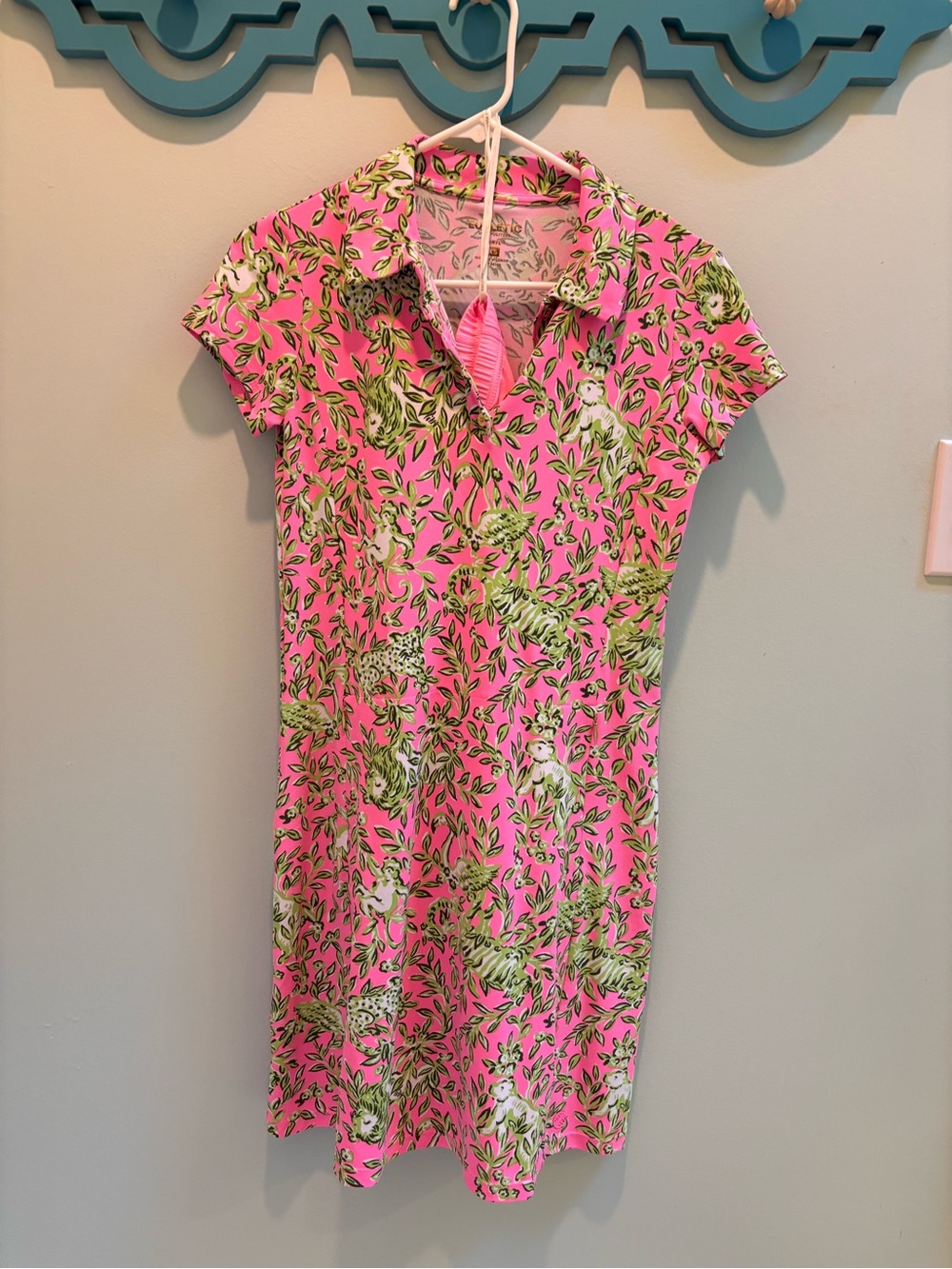 Lilly Pulitzer Luxletic Frida Scallop Polo Dress - Picture 2 of 7